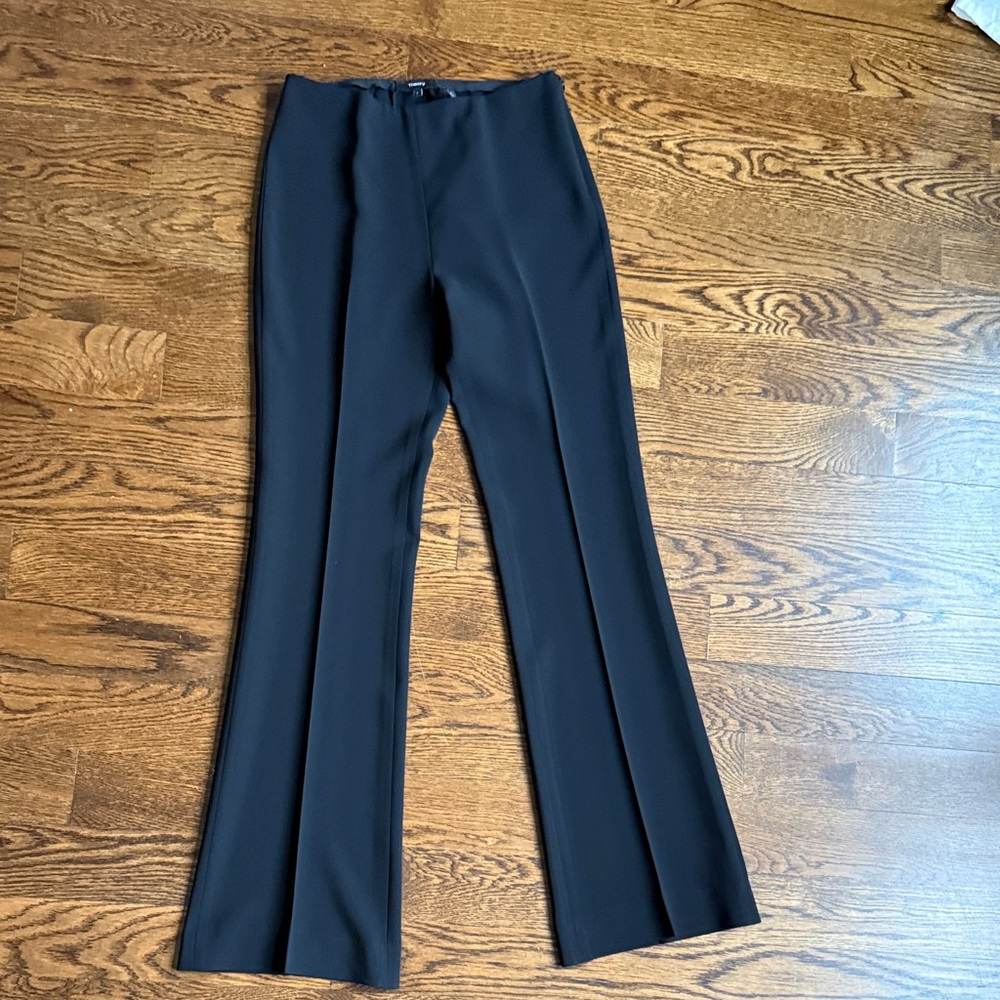 Theory Black Boot Cut Dress Pants